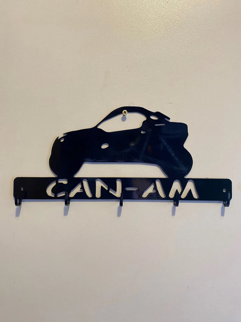 CNC plasma cut Can-Am side by side key chain holder