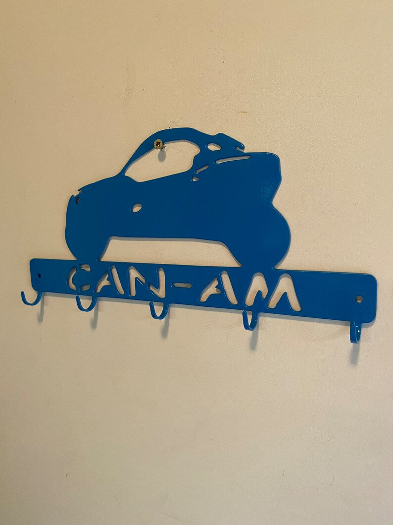 CNC plasma cut Can-Am side by side key chain holder
