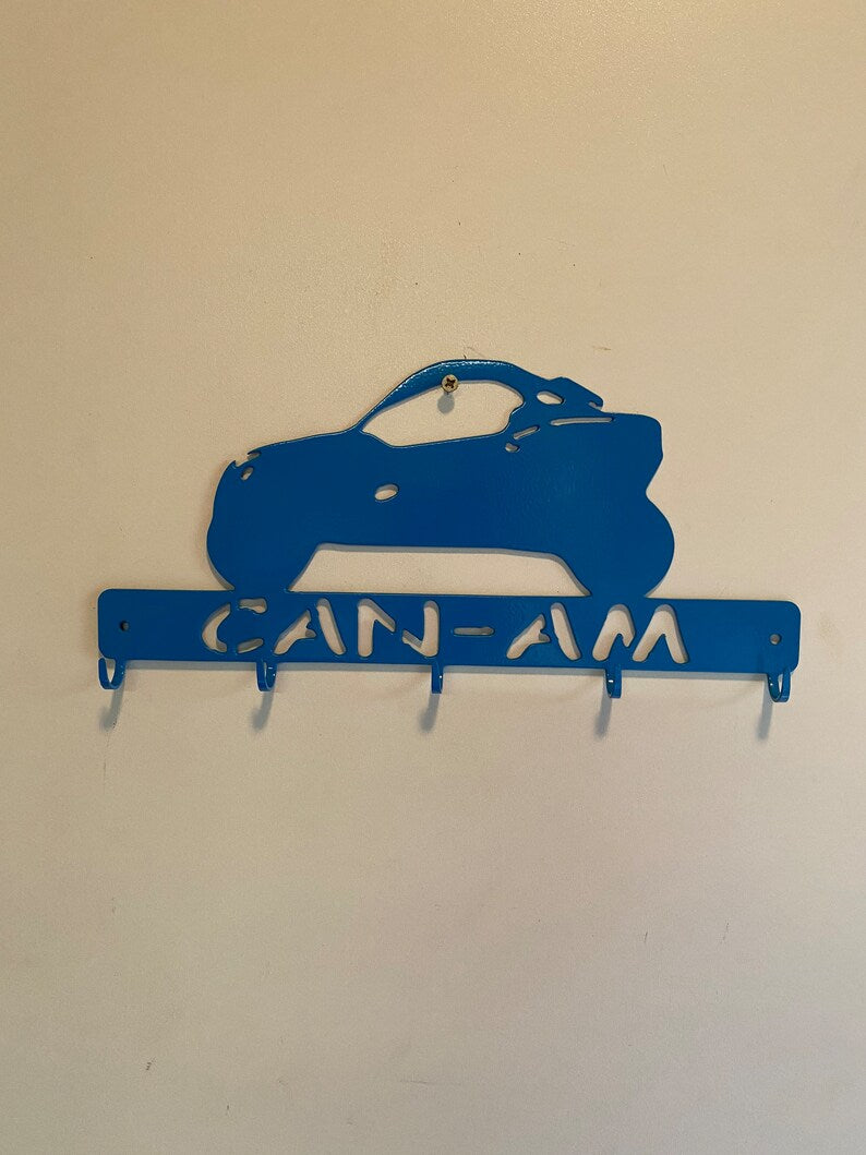 CNC plasma cut Can-Am side by side key chain holder